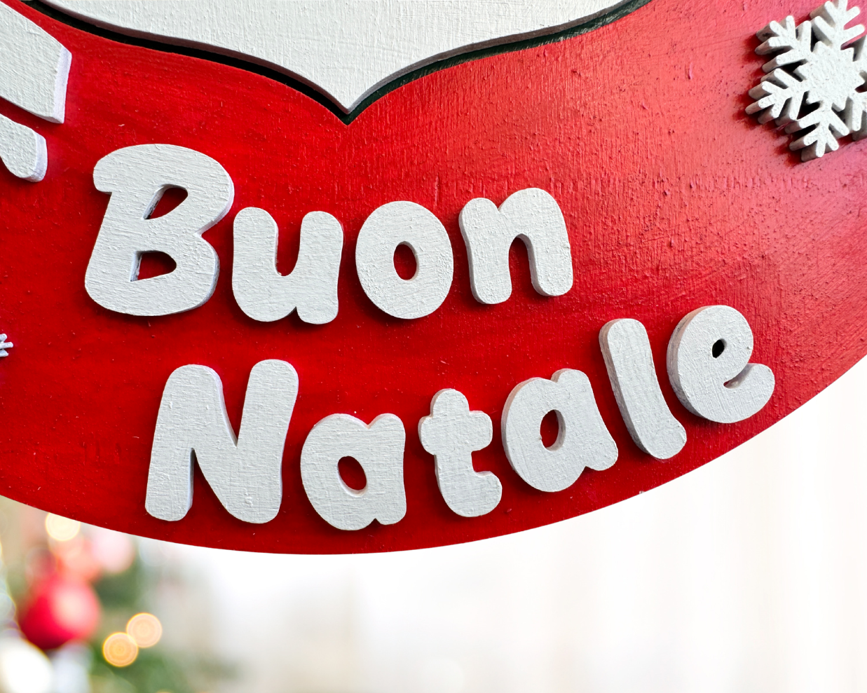 Babbo Natale WallDecor in legno