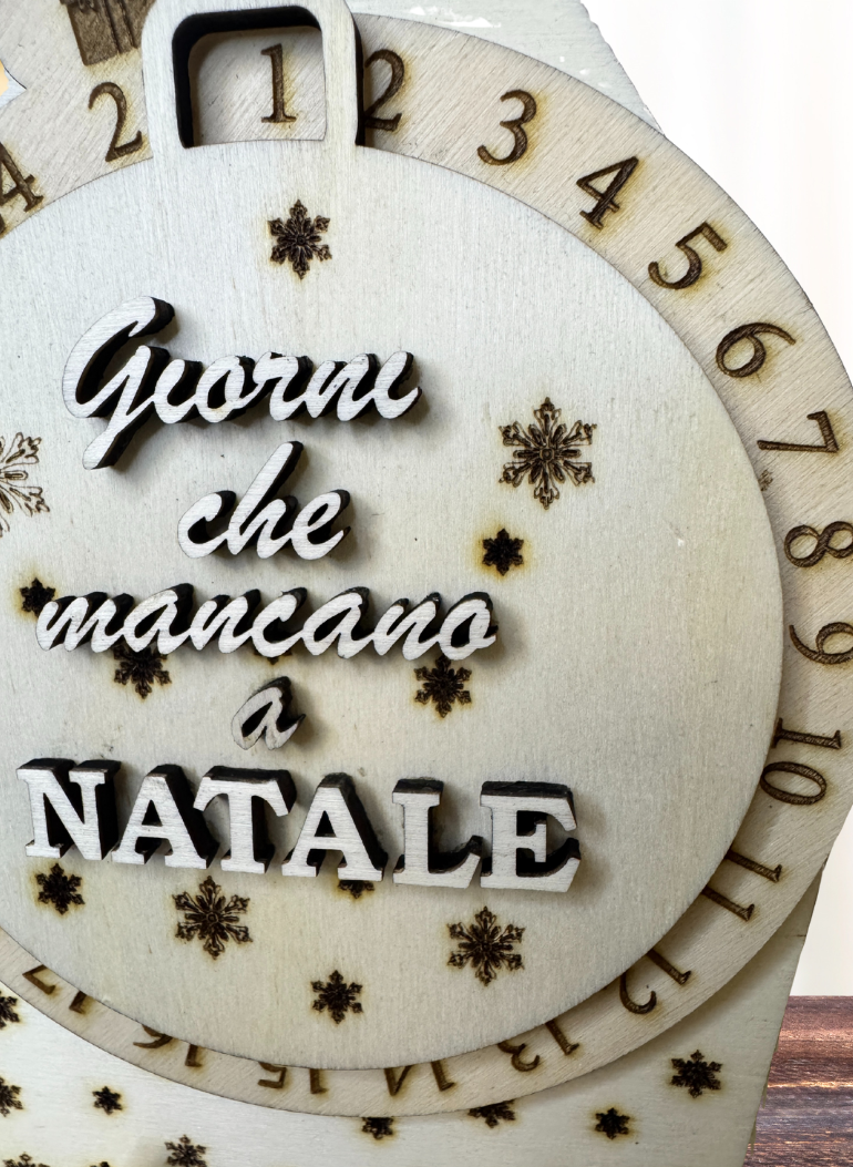 Conto alla Rovescia di Natale in Legno