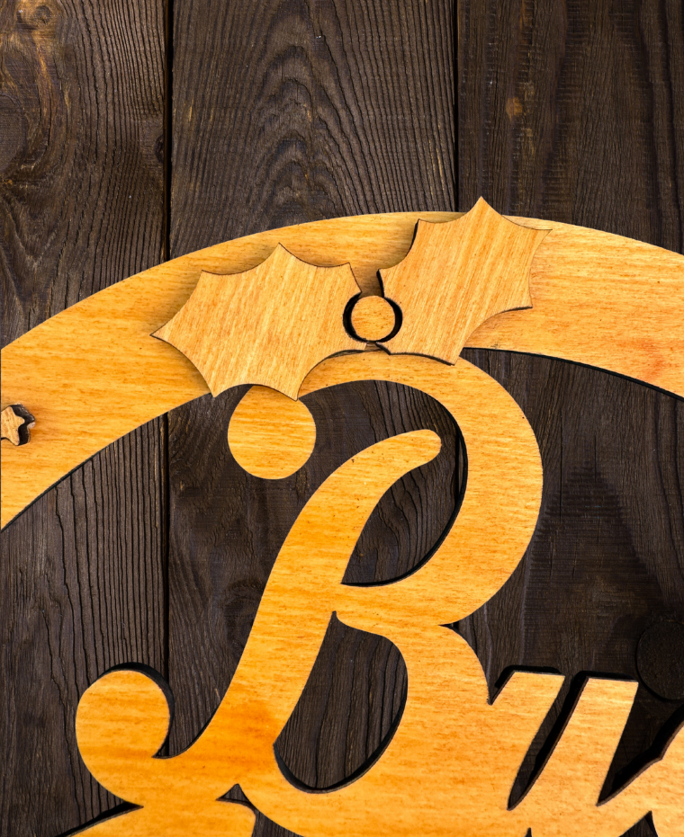 Buon Natale WallDecor in legno