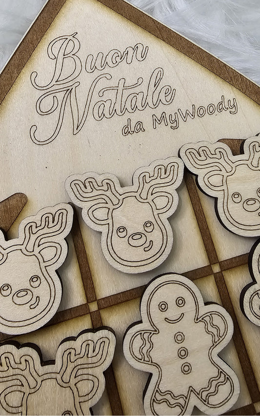 Tris in Legno Natalizio