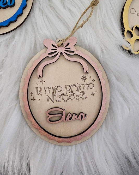 Pallina di Natale Personalizzata “Il Mio Primo Natale”