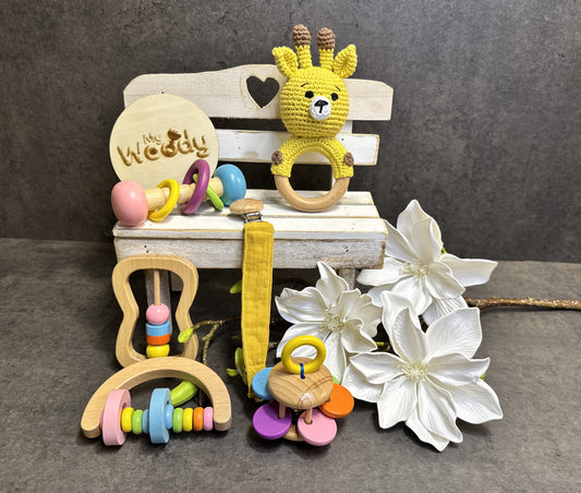 Set Gioco Neonato "Manine Curiose"