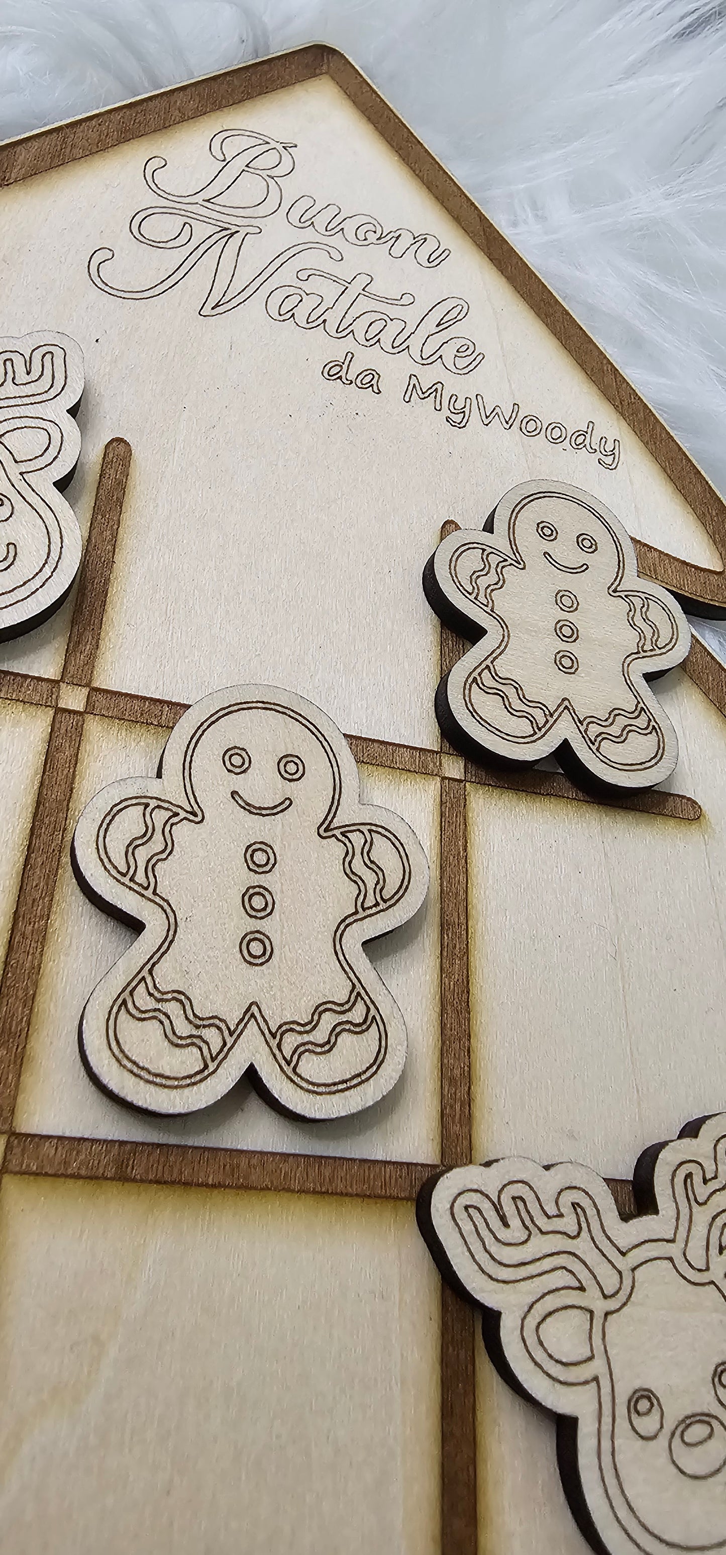 Tris in Legno Natalizio