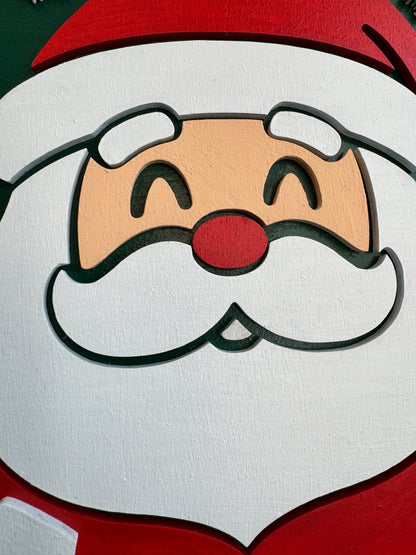 Babbo Natale WallDecor in legno