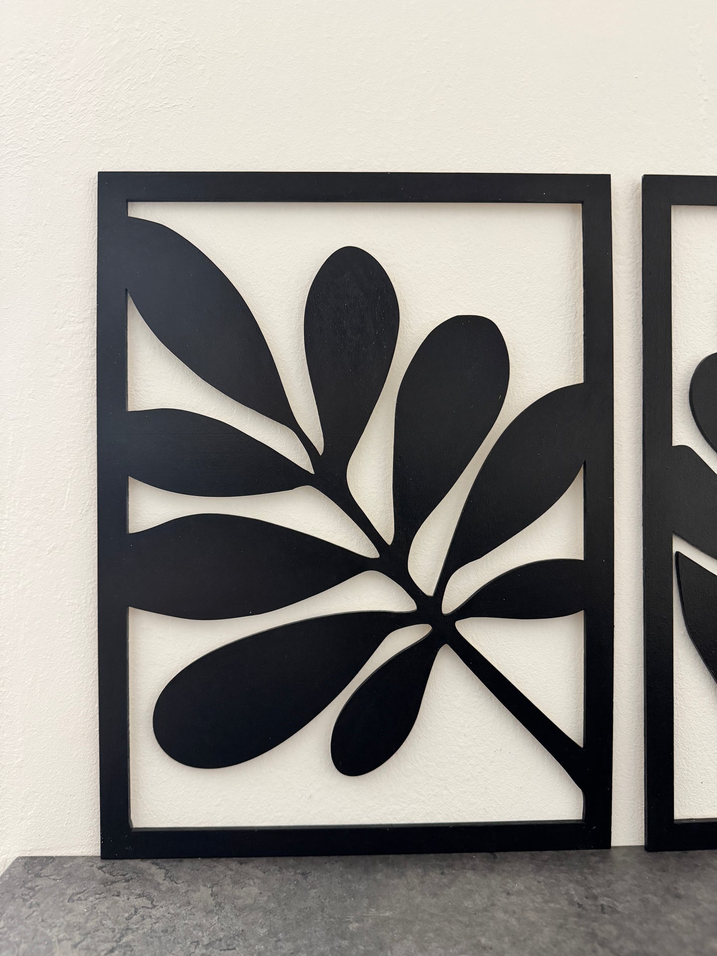 WallDecor Foglie in legno 3D