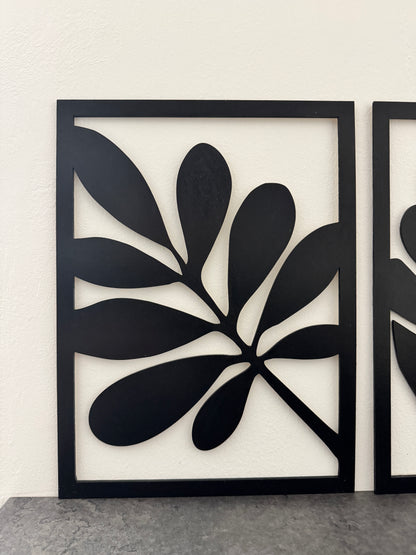 WallDecor Foglie in legno 3D