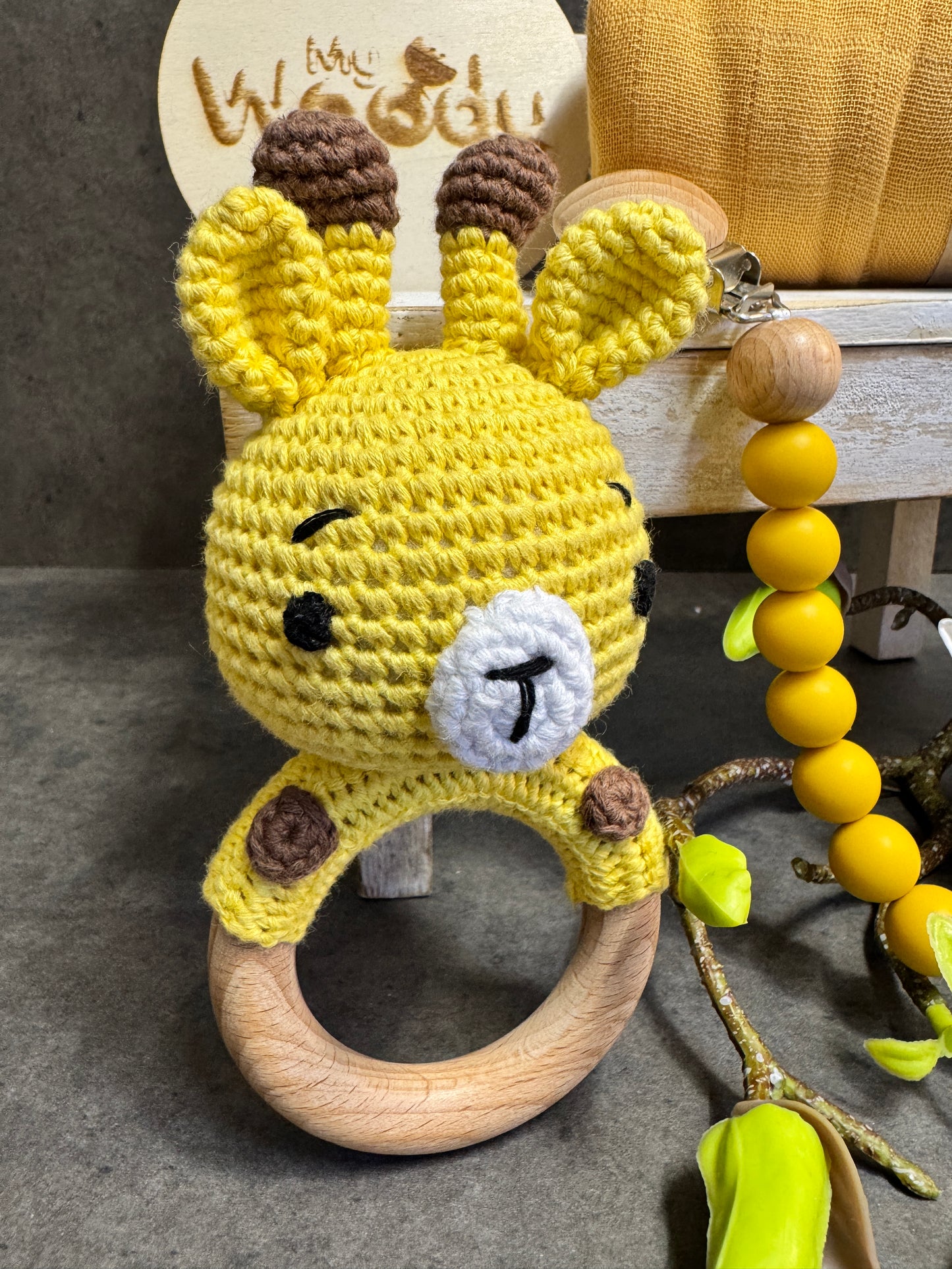 Set Regalo Neonato "Primi Sogni Giraffe"