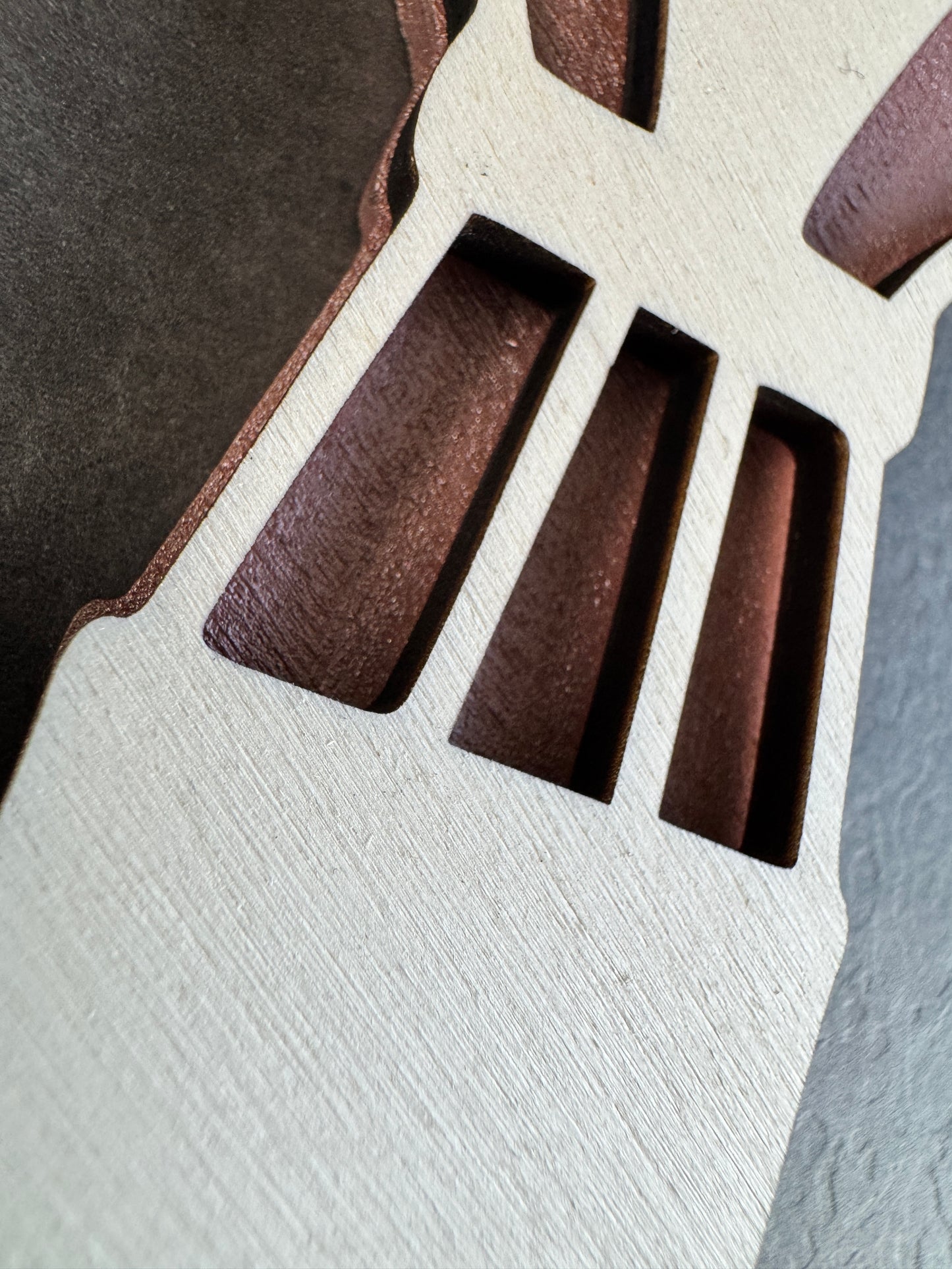 Fiocco nascita Mongolfiera in legno personalizzato