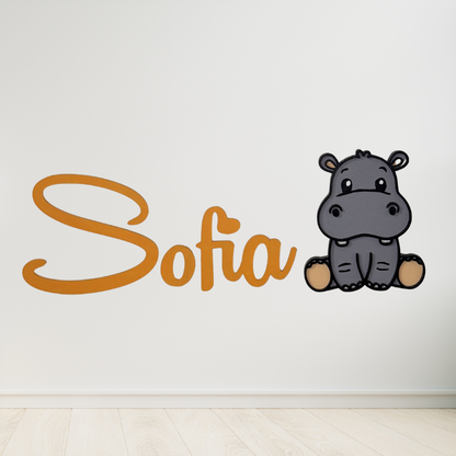 Animaletto 3D in Legno con Nome Personalizzato