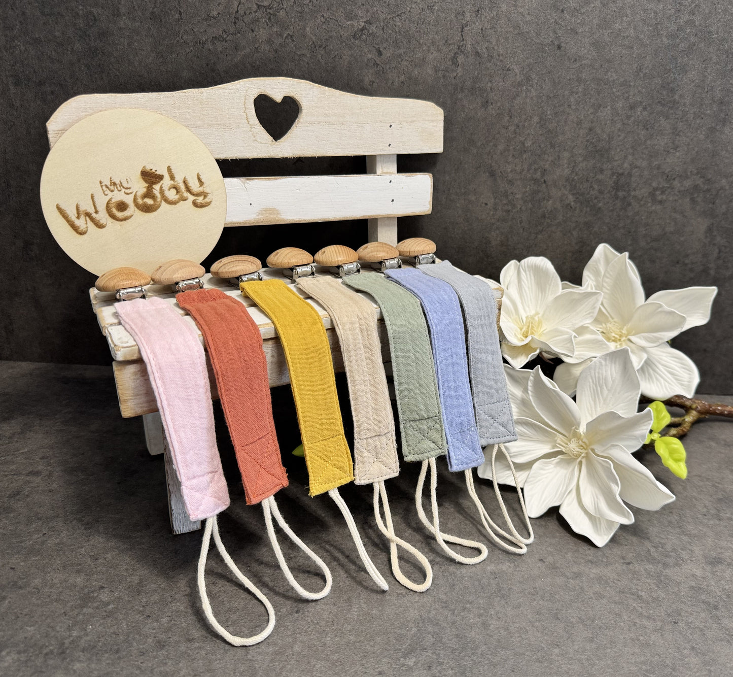 Portaciuccio mussola personalizzato