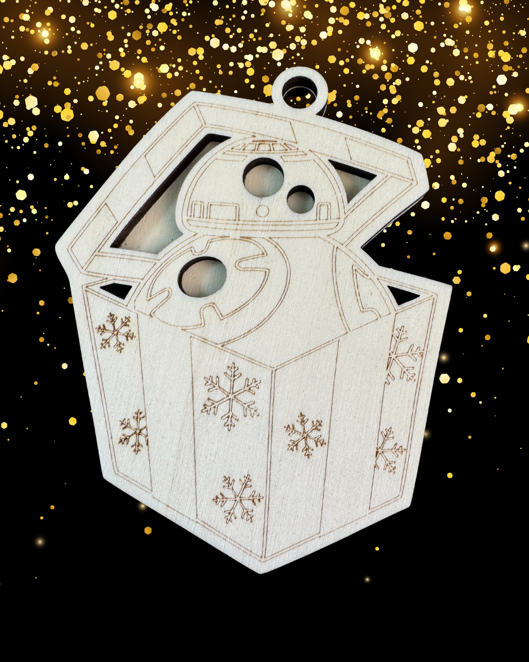 Palline di Natale in legno 3D Star Wars