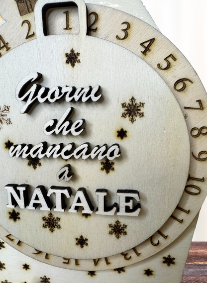 Conto alla Rovescia di Natale in Legno