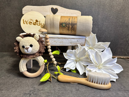 Set Regalo Neonato "Primi Sogni Lion"