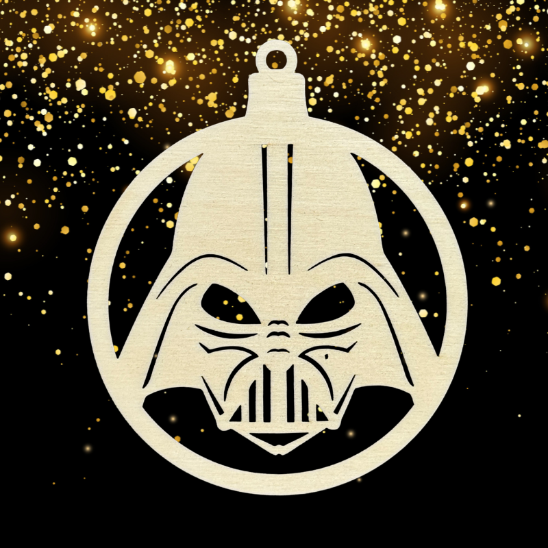 Set Palline di Natale in Legno – Star Wars