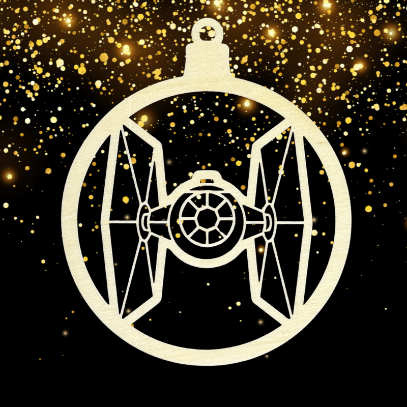 Set Palline di Natale in Legno – Star Wars