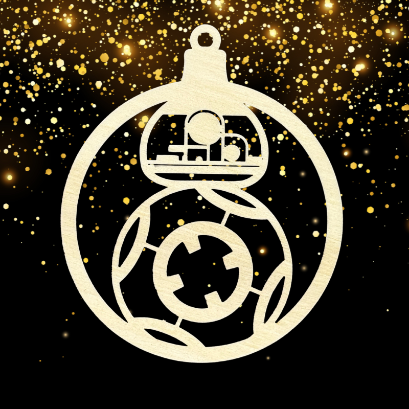 Set Palline di Natale in Legno – Star Wars