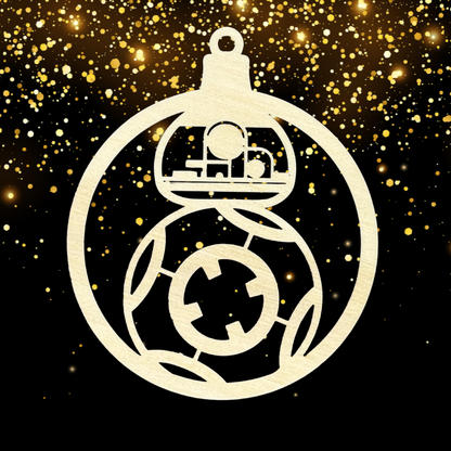 Set Palline di Natale in Legno – Star Wars