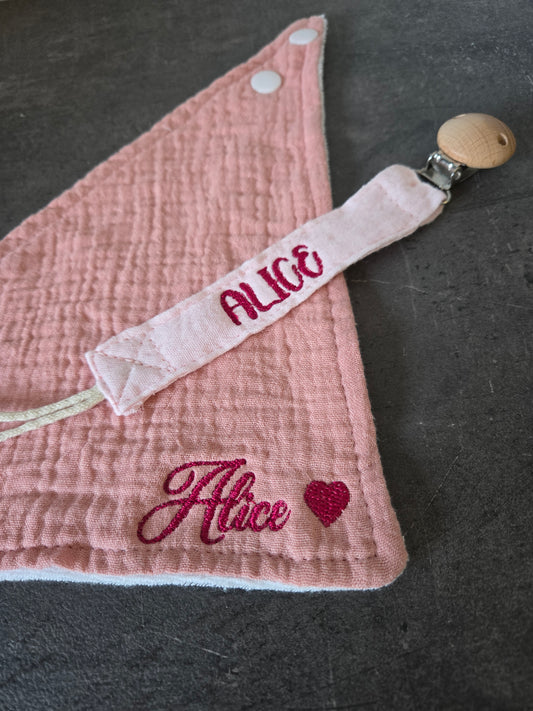 Set MyWoody "Baby one" Regalo neonato ricamato e personalizzato