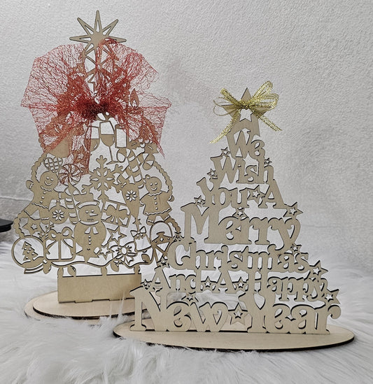 Alberi di Natale in Legno Intagliati