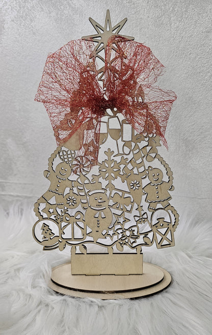 Alberi di Natale in Legno Intagliati