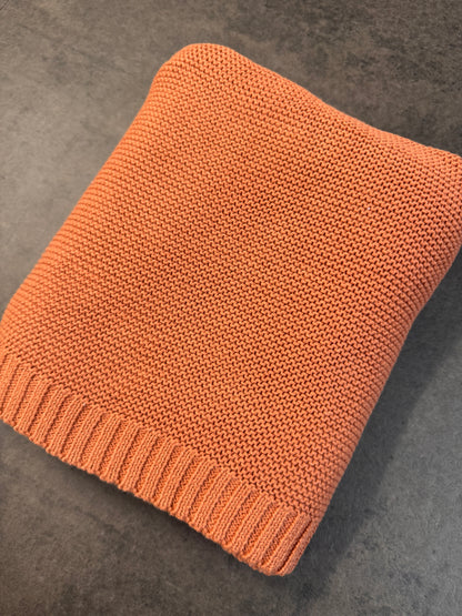 Coperta in Cotone con Personalizzazione Ricamata