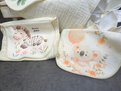 Set 4 panni in mussola di Cotone