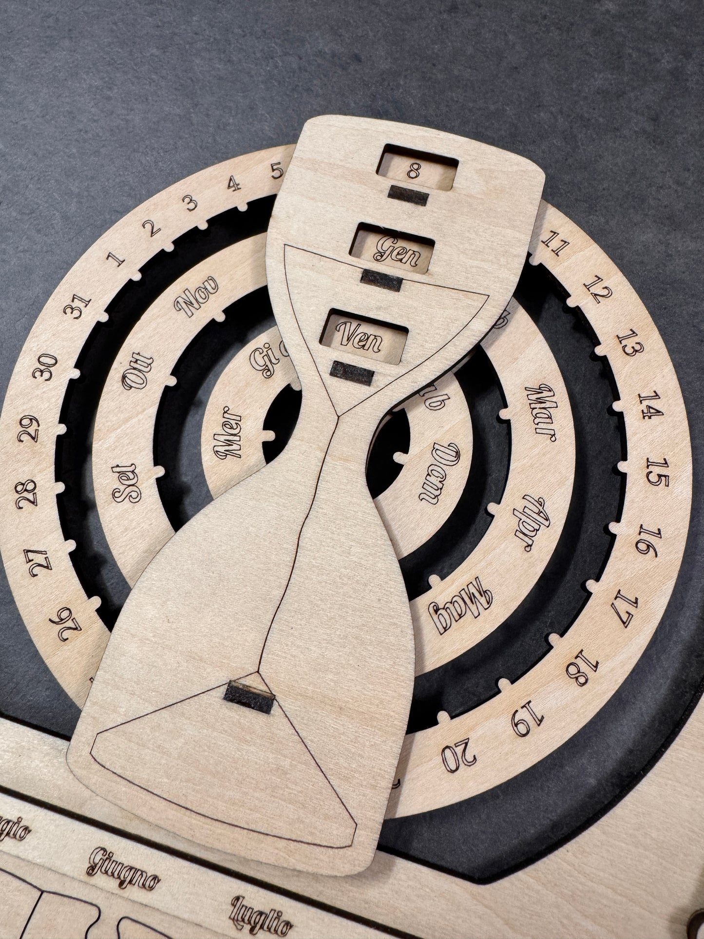 Calendario Personalizzato in legno