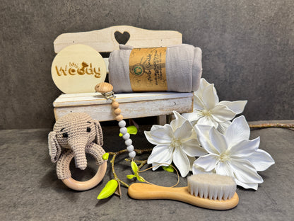 Set Regalo Neonato "Primi Sogni Elefantino"