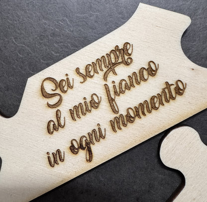 Cuore Puzzle "Ti amo perchè..."