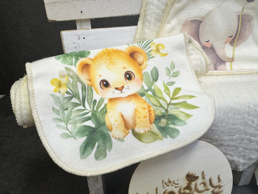 Set 4 panni in mussola di Cotone