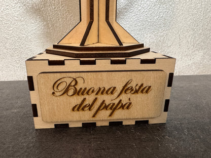 Coppa in Legno “Miglior Papà del Mondo”