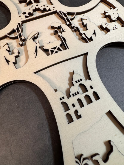 Decorazione natalizia “Il dono prezioso del Natale è la pace”