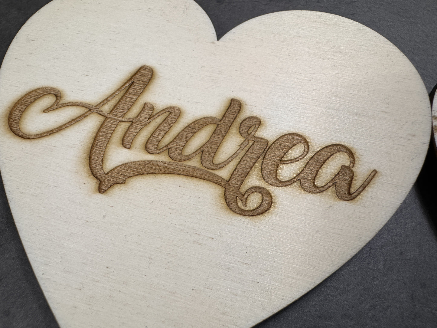 Quadretto in Legno "Love" Personalizzato con Foto Incisa