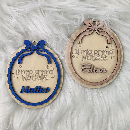 Pallina di Natale Personalizzata “Il Mio Primo Natale”