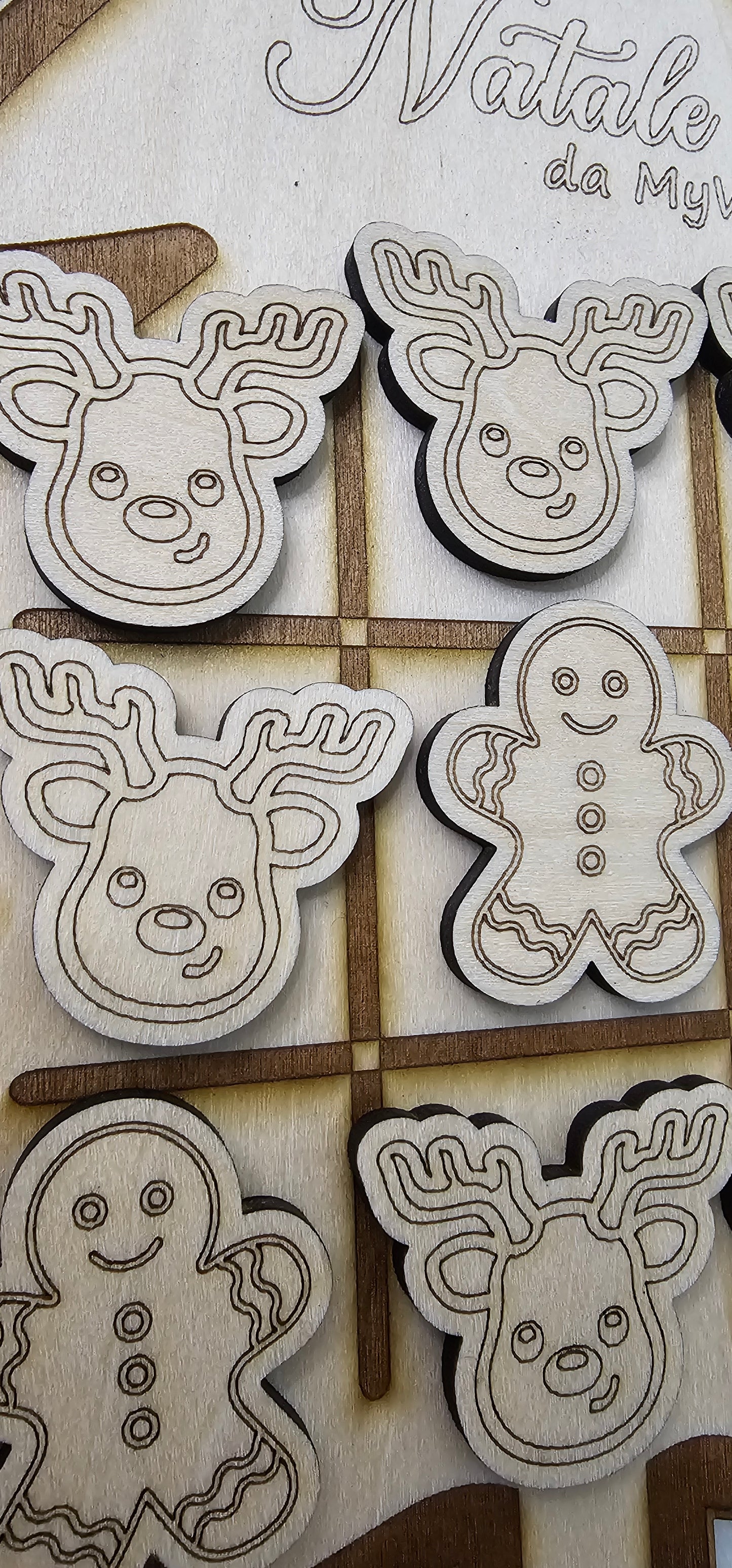 Tris in Legno Natalizio