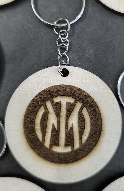 Portachiavi in legno personalizzato con foto