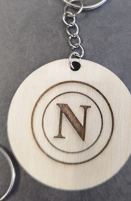 Portachiavi in legno personalizzato con foto