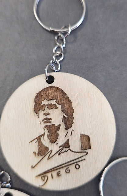 Portachiavi in legno personalizzato con foto