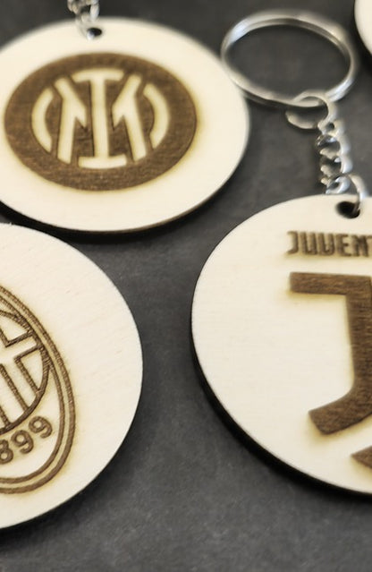 Portachiavi in legno personalizzato con foto