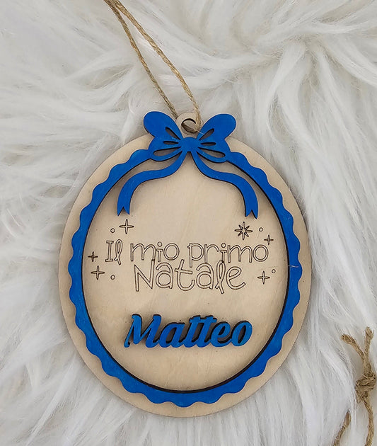 Pallina di Natale Personalizzata “Il Mio Primo Natale”