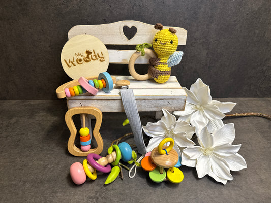 Set Gioco Neonato "Manine Curiose"