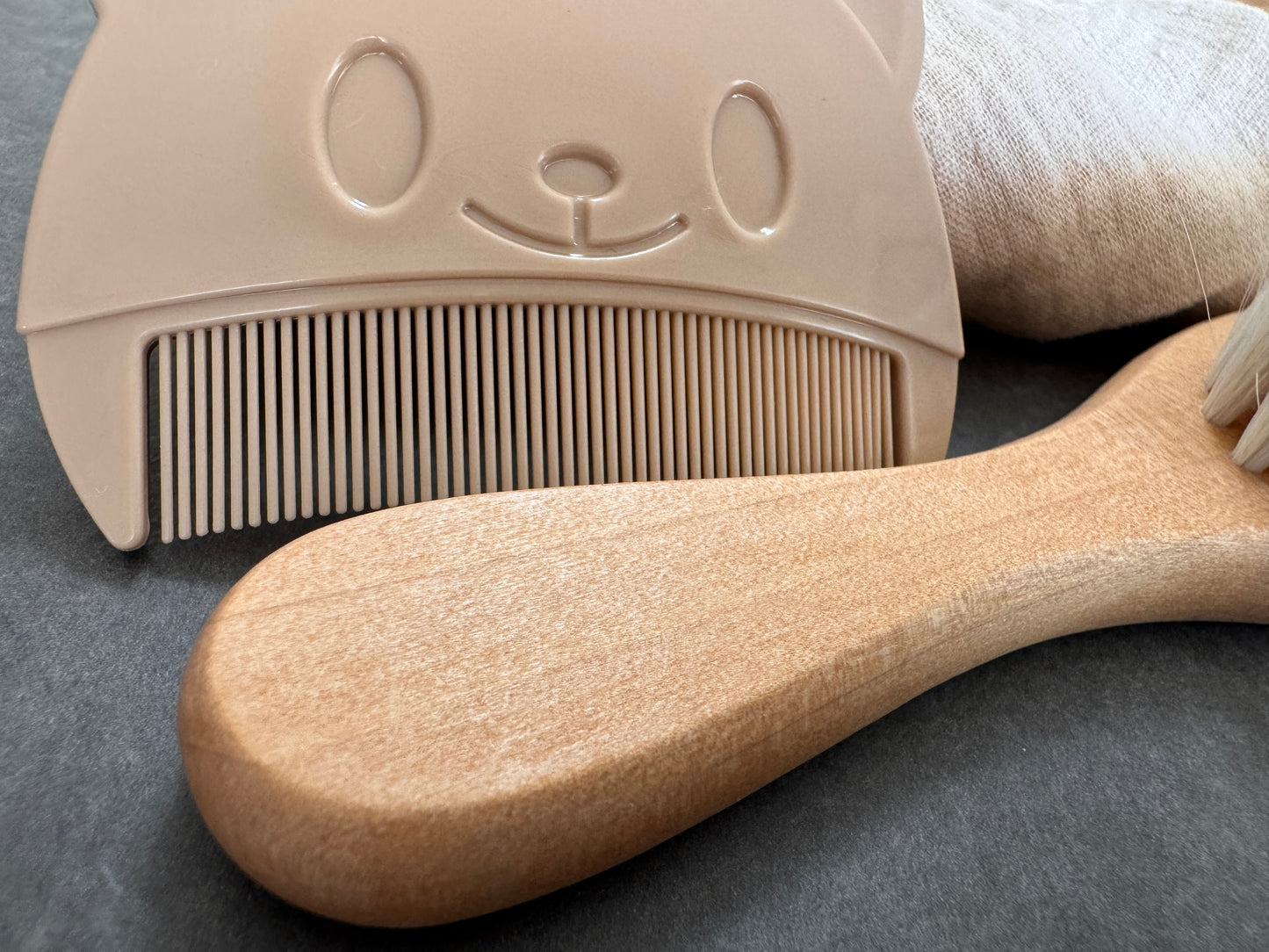 Set Regalo Spazzola e Pettinino Crosta Lattea + Mussola con Nome